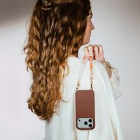 Selencia Cover posteriore Rivièra con MagSafe con ganci rimovibili Samsung Galaxy A37 (5G) - Choco Brown
