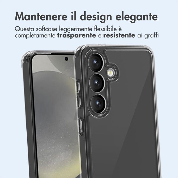 imoshion Cover posteriore protettiva Samsung Galaxy S24 - Trasparente