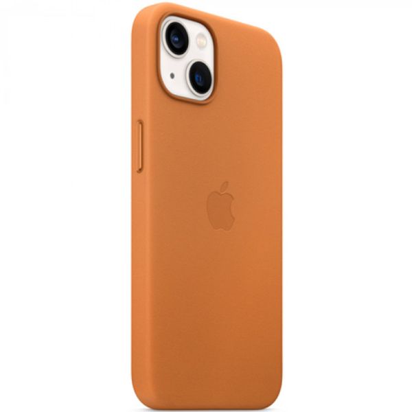 Apple Cover in Pelle MagSafe iPhone 13 - Golden Brown