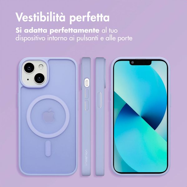 imoshion Cover posteriore Color Guard con MagSafe Apple iPhone 14 / 13 - Lilla
