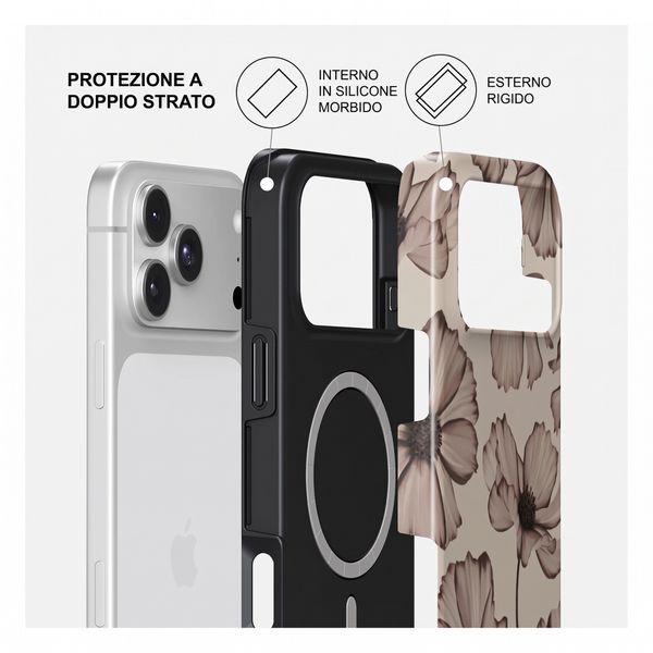 Burga Cover Posteriore Resistente con MagSafe Apple iPhone 18 Pro - Barely Yours