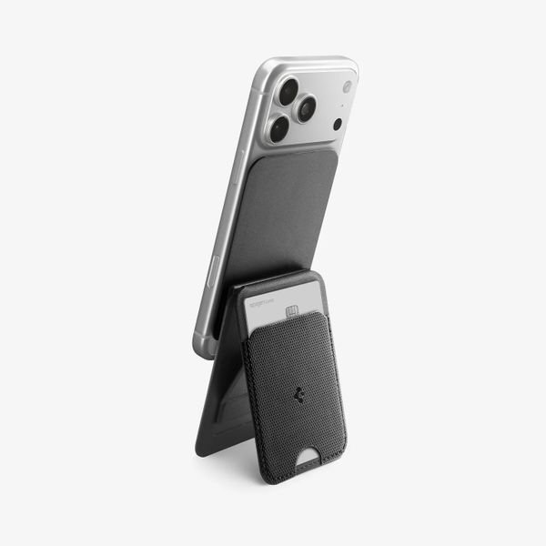 Spigen Portacarte con MagSafe Slim Fold - Black