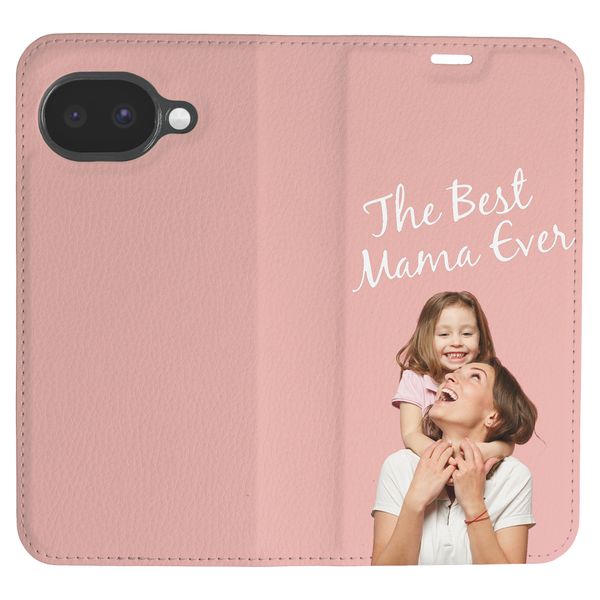 Progetta la tua cover a libro gel compatta Google Pixel 10a - Bianco