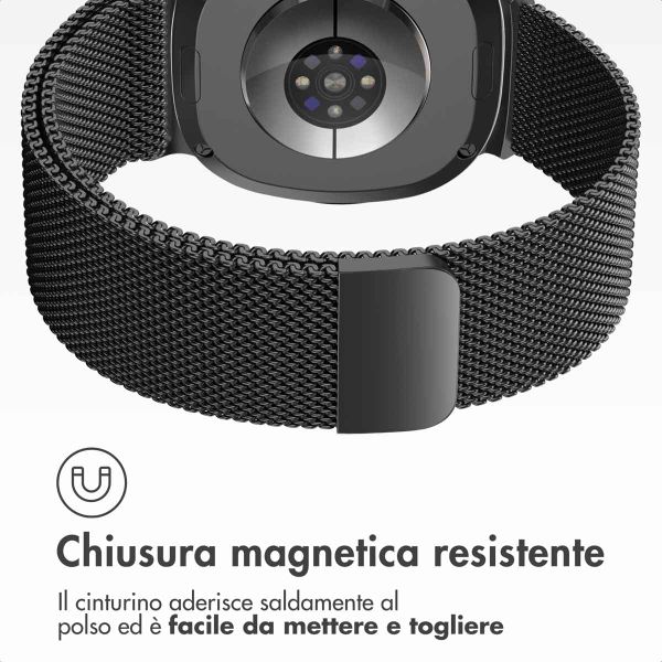 imoshion Cinturino milanese magnetico Samsung Galaxy Watch 8 (40/44mm) / Classic (46mm) - Nero