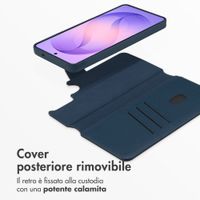 Accezz Cover in pelle 2 in 1 con MagSafe Samsung Galaxy S26 Ultra - Nightfall Blue