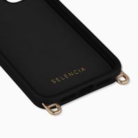 Selencia Cover posteriore Rivièra con MagSafe con ganci rimovibili Apple iPhone 11 - Velvet Black
