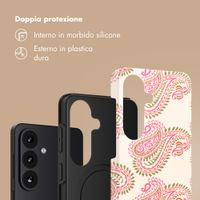 Selencia Cover Posteriore Vivid Samsung Galaxy S26 - Paisley Blush