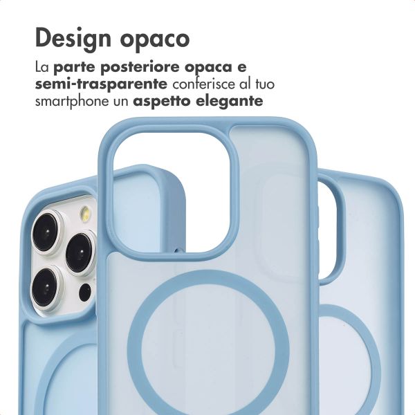 imoshion Cover posteriore Color Guard con MagSafe Apple iPhone 15 Pro - Azzurro