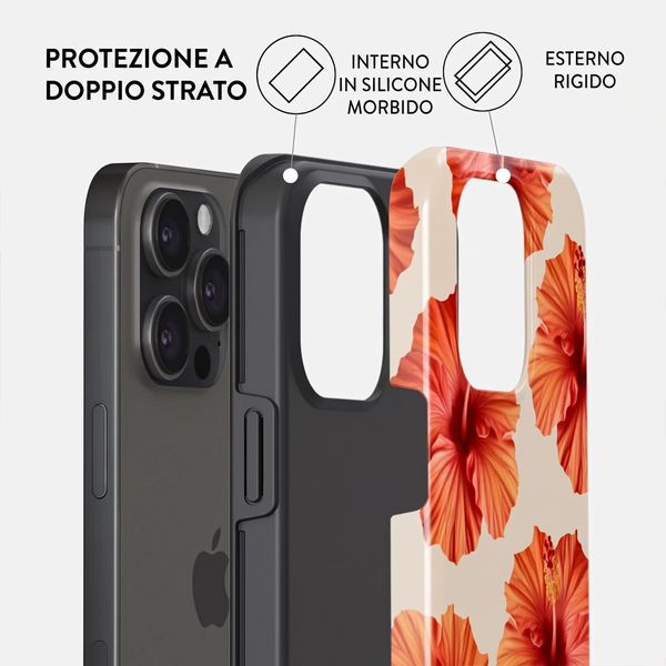 Burga Cover Posteriore Resistente con MagSafe Apple iPhone 15 Pro - Bonita
