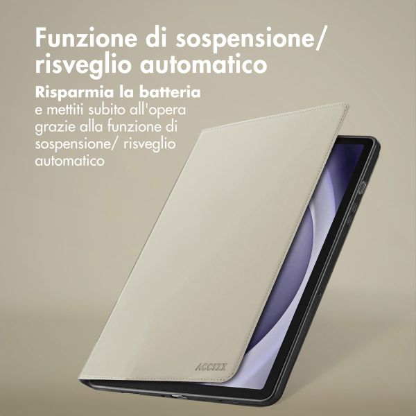 Accezz Cover Tablet Classica Samsung Galaxy Tab A9 Plus - Greige