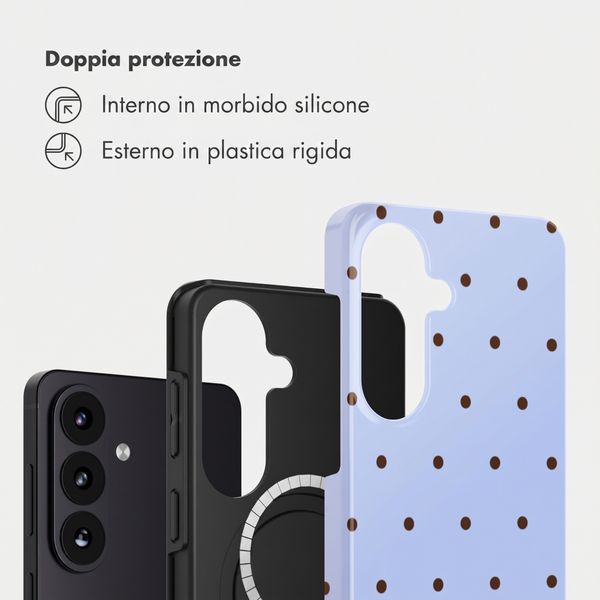 Selencia Cover posteriore Vivid con MagSafe Samsung Galaxy S26 - Happy Dots Digital Sky