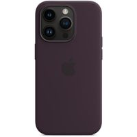 Apple Cover Posteriore in Silicone con MagSafe Apple iPhone 14 Pro - Elderberry