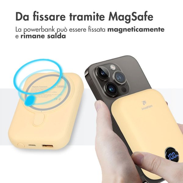 imoshion Powerbank Magnetic 10.000 mAh - Powerbank wireless - Giallo