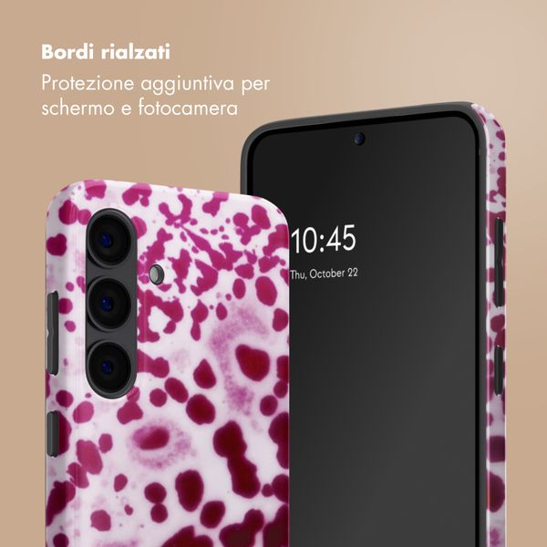 Selencia Cover posteriore Vivid con MagSafe Samsung Galaxy S24 - Cosmic Orchid