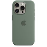 Apple Cover Posteriore in Silicone con MagSafe Apple iPhone 15 Pro - Cypress