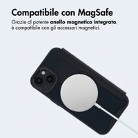 imoshion Bookcase trasparente con MagSafe Apple iPhone 14 / 13 - Nero