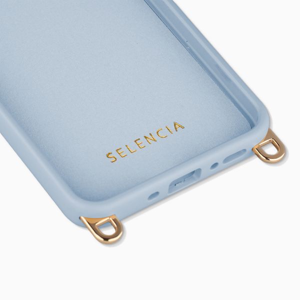 Selencia Cover posteriore Rivièra con MagSafe con ganci rimovibili Samsung Galaxy A37 (5G) - Powder Blue
