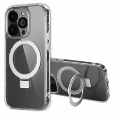 Accezz Cover con anello e supporto con MagSafe Apple iPhone 14 Pro - Trasparente