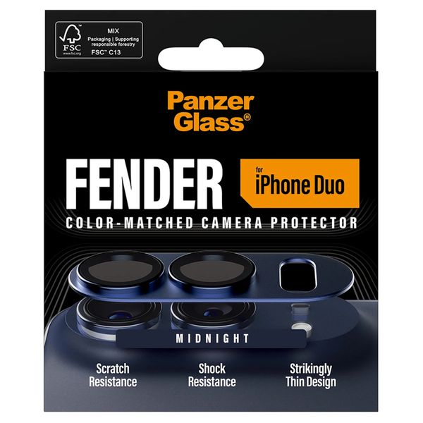 PanzerGlass Fender Protezione fotocamera Apple iPhone Duo - Dark Blue