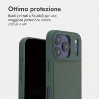 Accezz Backcover Edge con MagSafe Apple iPhone 17 Pro - Verde
