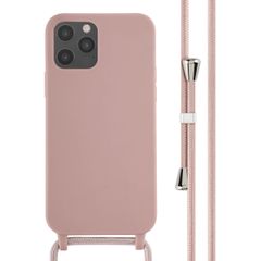 imoshion Cover in Silicone con Cordino Apple iPhone 12 (Pro) - Sand Pink