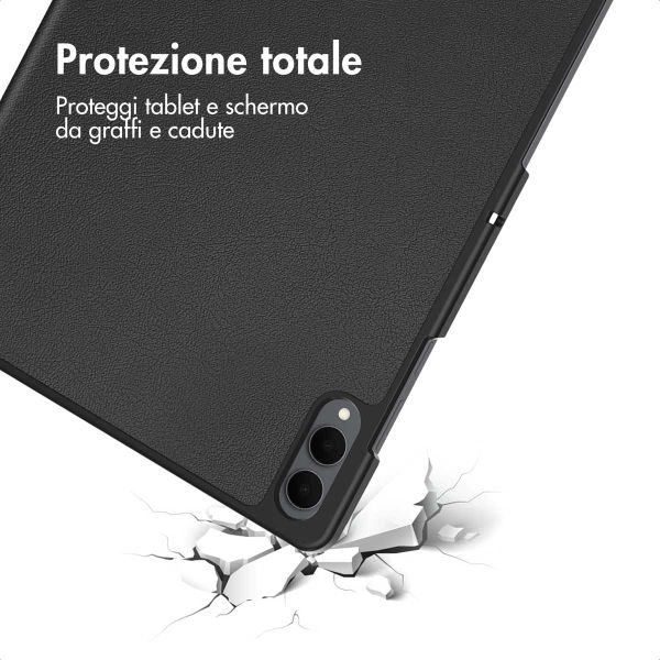 imoshion Cover a libro Trifold Samsung Galaxy Tab S11 Ultra - Nero