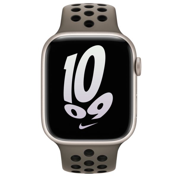 Apple Cinturino Nike Sport Apple Watch | 44/45/46/49 mm - Taglia S/M/L - Olive Grey / Black