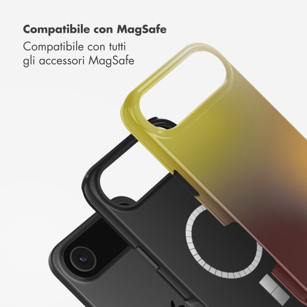 Selencia Cover posteriore Vivid con MagSafe Apple iPhone Air - Gradient Olive Dust