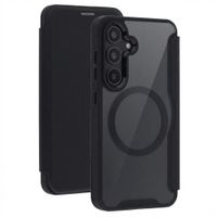 imoshion Bookcase trasparente con MagSafe Samsung Galaxy S25 / S24 - Nero