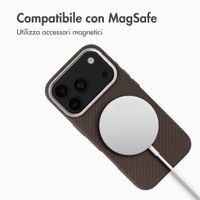 Accezz Cover Mesh con MagSafe Apple iPhone 17 Pro Max - Marrone