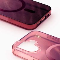 iDeal of Sweden Cover Trasparente con MagSafe Apple iPhone 17 - Cherry Lacquer