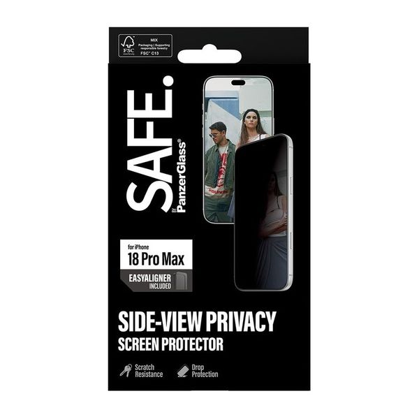 SAFE by PanzerGlass Vetro temperato privacy Ultra Wide Fit con applicatore Apple iPhone 18 Pro Max