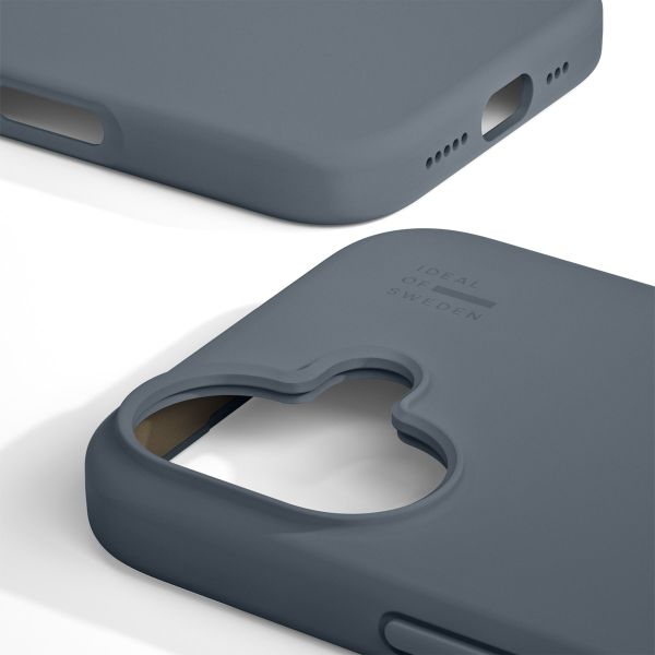 iDeal of Sweden Cover in silicone con MagSafe Apple iPhone 17 - Midnight Blue