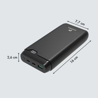 imoshion Powerbank - 27.000 mAh - Quick Charge e Power Delivery - 30W - Nero