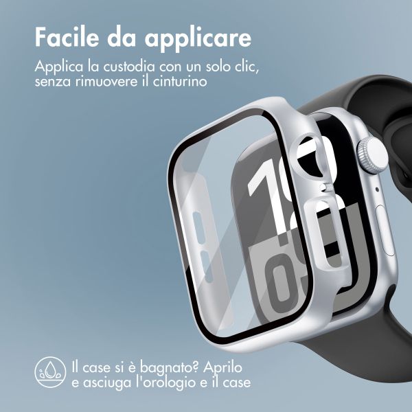 imoshion Cover rigida integrale Apple Watch 10 / 11 - 46 mm - Argento