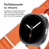 imoshion Cinturino in nylon Alpine Samsung Galaxy Watch 8 (40/44mm) / Classic (46mm) - Arancio