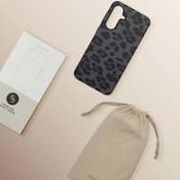 Selencia Cover Sabi Stampa pantera con MagSafe Samsung Galaxy A56 - Midnight Black