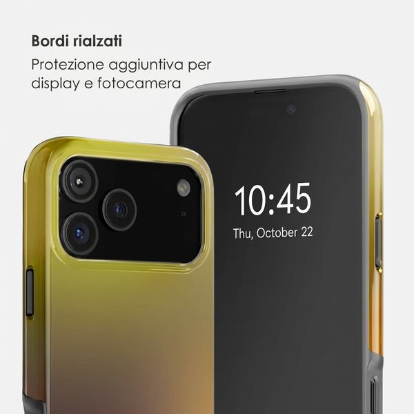 Selencia Cover Posteriore Vivid Apple iPhone 18 Pro Max / 17 Pro Max - Gradient Olive Dust