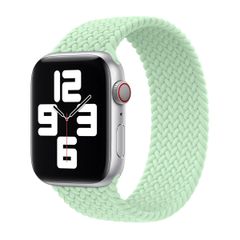 Apple Cinturino Solo intrecciato Apple Watch | 44/45/46/49 mm - Taglia 11 - Pistachio