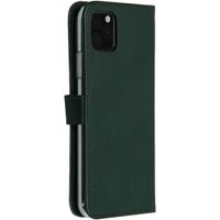 Selencia Cover a libro in vera pelle Apple iPhone 11 Pro Max - Verde