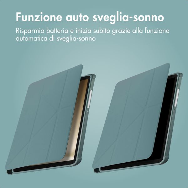 imoshion Cover Origami Samsung Galaxy Tab A11 - Verde scuro
