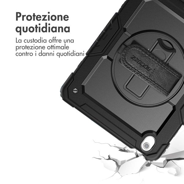 Accezz Cover Posteriore Resistente con tracolla Apple iPad Air 13 pollici (2026) M4 / (2025) M3 / (2024) M2 - Nero