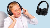 imoshion Cuffie wireless per bambini con LED Light - Limitatore di decibel - Con cavo AUX - Rosa
