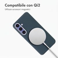 Accezz Cover Mesh con MagSafe Samsung Galaxy S25 / S24 - Blu scuro