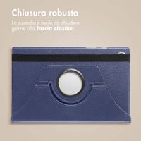 imoshion Cover Girevole a 360° Samsung Galaxy Tab A9 8.7 pollici - Blu scuro