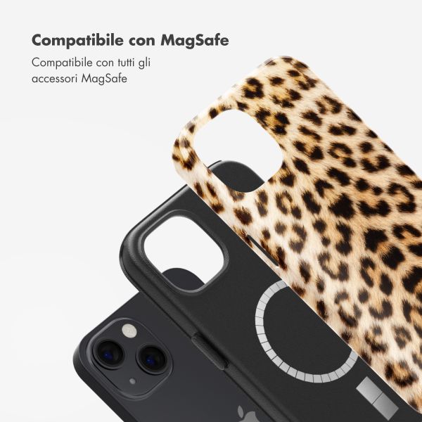 Selencia Cover posteriore Vivid con MagSafe Apple iPhone 13 - Wild Leo