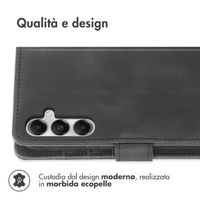 imoshion Cover a libro con Cordino Samsung Galaxy A55 - Nero