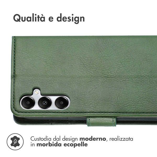 imoshion Cover a libro di Lusso Samsung Galaxy A55 - Verde