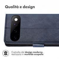 imoshion Cover a libro di Lusso Google Pixel 11 Pro - Blu scuro