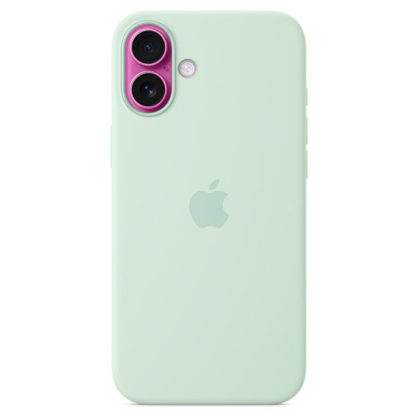 Apple Cover Posteriore in Silicone con MagSafe Apple iPhone 16 Plus - Aquamarine